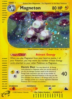 Pokémon-Karte Magneton H18