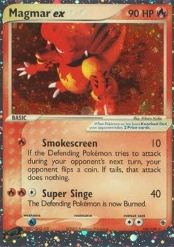 Pokémon-Karte Magmar ex 100/109