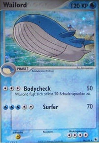 Pokémon-Karte Wailord 014/109