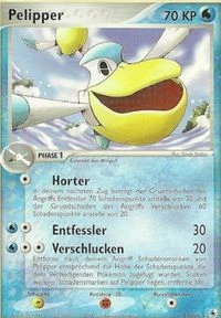 Pokémon-Karte Pelipper 019/109