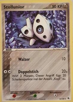 Pokémon-Karte Stollunior 025/109