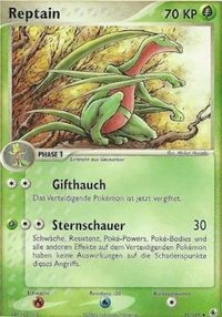 Pokémon-Karte Reptain 031/109