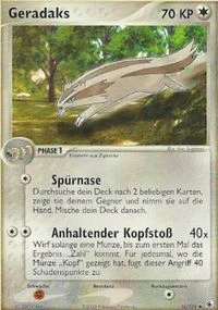 Pokémon-Karte Geradaks 038/109