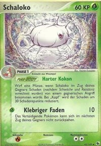 Pokémon-Karte Schaloko 043/109