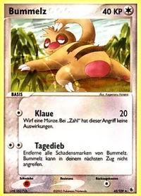 Pokémon-Karte Bummelz 045/109
