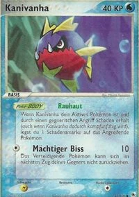 Pokémon-Karte Kanivanha 051/109