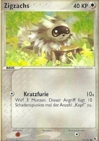 Pokémon-Karte Zigzachs 079/109