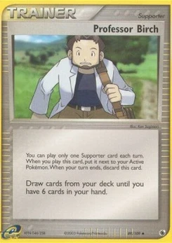 Pokémon-Karte Professor Birk 089/109