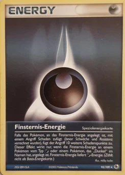 Pokémon-Karte Finsternis-Energie 093/109