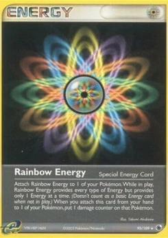 Pokémon-Karte Regenbogen Energie 095/109