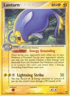 Pokémon-Karte Lanturn 015/108