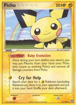 Pokémon-Karte Pichu 021/108