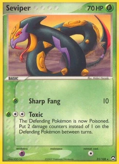 Pokémon-Karte Vipitis 023/108