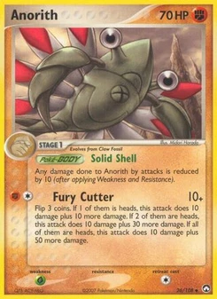 Pokémon-Karte Anorith 026/108