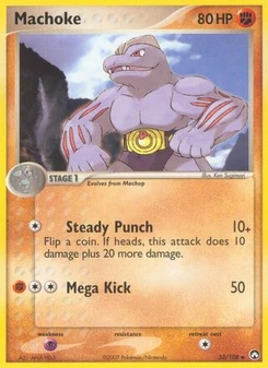 Pokémon-Karte Maschock 033/108