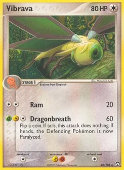 Pokémon-Karte Vibrava 040/108