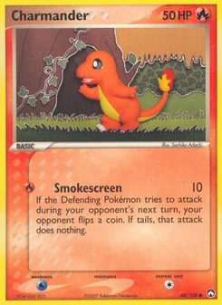 Pokémon-Karte Glumanda 048/108