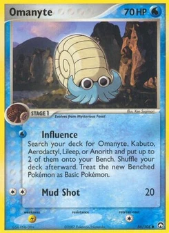 Pokémon-Karte Amonitas 056/108