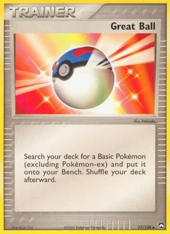 Pokémon-Karte Superball 077/108