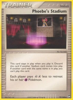 Pokémon-Karte Antonias Stadion 079/108