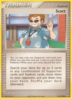 Pokémon-Karte Scott 081/108