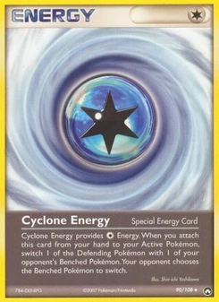 Pokémon-Karte Zyklon-Energie 090/108