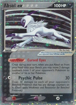Pokémon-Karte Absol ex 092/108