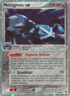 Pokémon-Karte Metagross ex 095/108