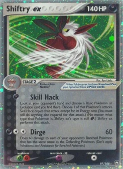 Pokémon-Karte Tengulist ex 097/108