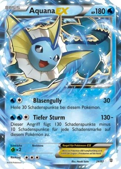 Pokémon-Karte Aquana EX 024/117
