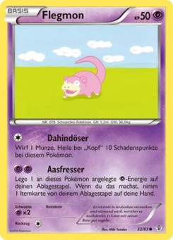 Pokémon-Karte Flegmon 032/117