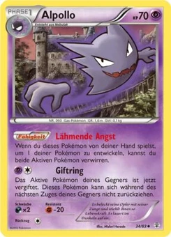 Pokémon-Karte Alpollo 034/117
