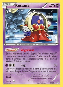 Pokémon-Karte Rossana 036/117