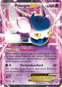 Pokémon-Karte Psiaugon EX 037/117