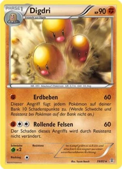 Pokémon-Karte Digdri 039/117