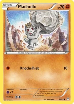 Pokémon-Karte Machollo 040/117
