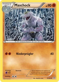 Pokémon-Karte Maschock 041/117