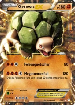 Pokémon-Karte Geowaz EX 046/117