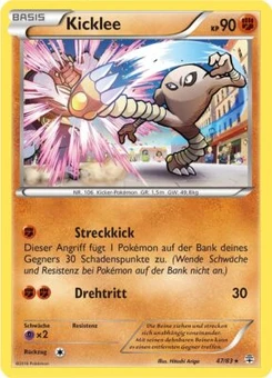 Pokémon-Karte Kicklee 047/117