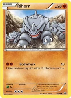 Pokémon-Karte Rihorn 049/117