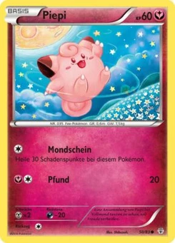 Pokémon-Karte Piepi 050/117