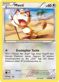Pokémon-Karte Mauzi 053/117
