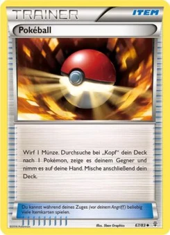 Pokémon-Karte Poké Ball 067/117
