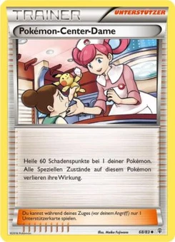 Pokémon-Karte Pokémon-Center-Dame 068/117