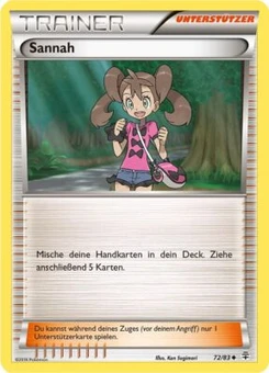 Pokémon-Karte Sannah 072/117