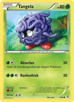Pokémon-Karte Tangela 008/117