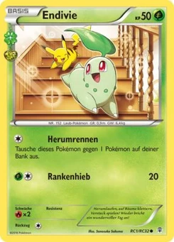 Pokémon-Karte Endivie RC1