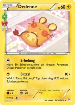 Pokémon-Karte Dedenne RC10