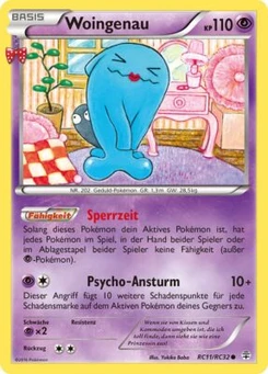 Pokémon-Karte Woingenau RC11