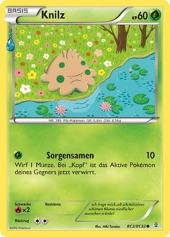 Pokémon-Karte Knilz RC2